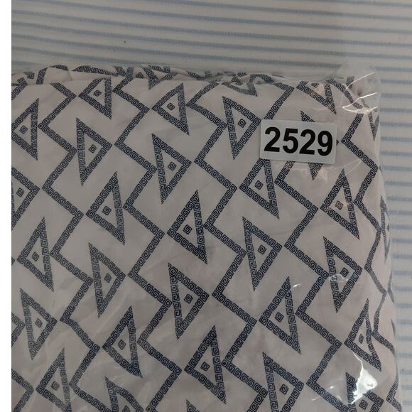 Rock & Roll Cowboy Shirt Mens Large White/Blue Geometric Snaps Western Cowboy - Picture 13 of 13